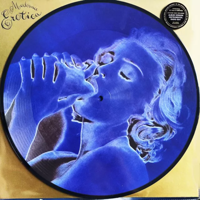 MADONNA 12" Erotica PICTURE DISC 30th Anniversary Limited Edition MAILS SAME DAY