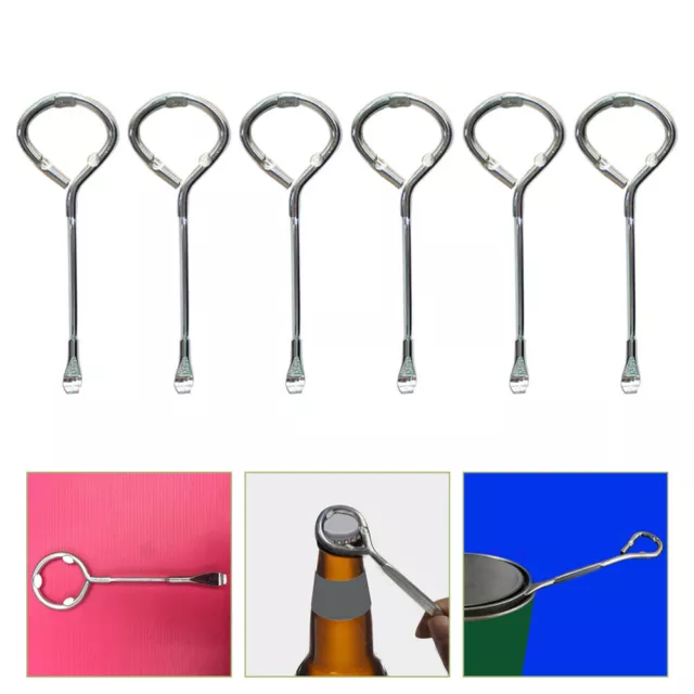 6 Pcs Paint Can Opening Tool Manual Opener Wine+opener Bottle