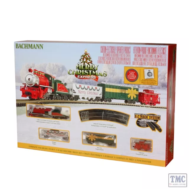 24027 Bachmann N Scale Merry Christmas Express Train Set