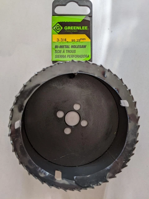 New Greenlee 3-3/4" Bi-Metal Hole Saw (825-3-3/4)