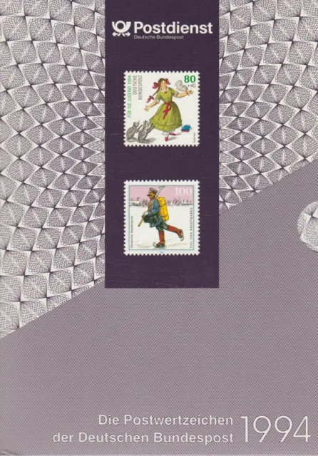 Jahrbuch 1994 Deutsche Bundespost komplett mit Schuber Postfrisch