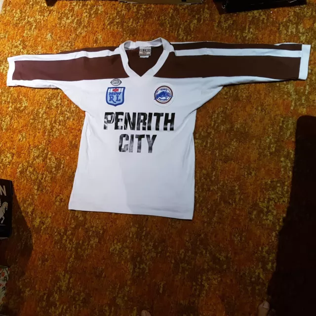 1988 Penrith Panthers Retro Rugby League Jersey Aus Made Size 95cm VGC