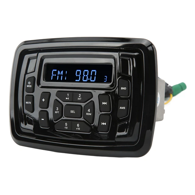 Ricevitore radio marino 12 V DC marino resistente alle intemperie lettore mp3 suono stereo