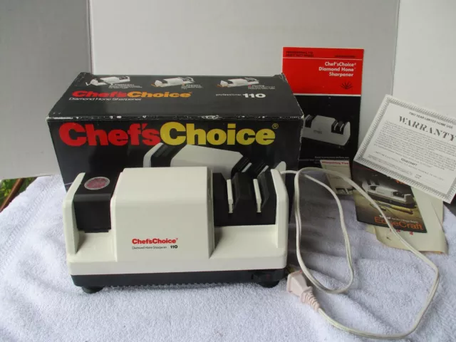 Chef's Choice ~ Diamond Hone Sharpener 110 ~ Professional Heavy Duty Model