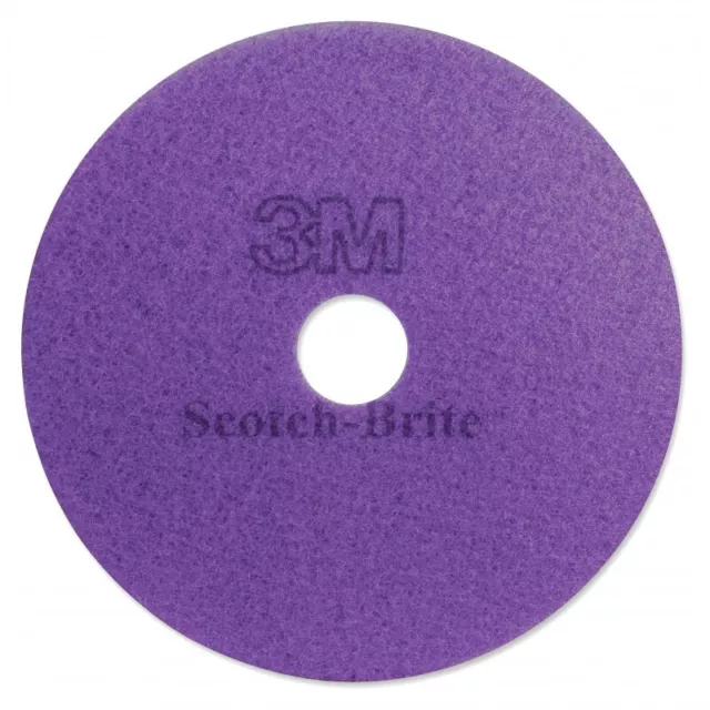 3M Scotch-Brite Purple floor pad 432mm 17 inches New x5