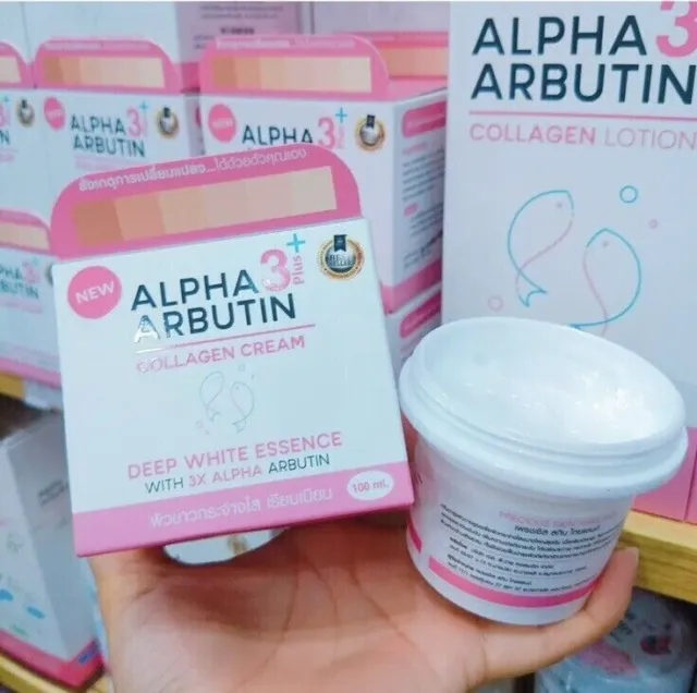 Alpha Arbutin 3 Plus Crème pour le corps blanchissante au collagène...