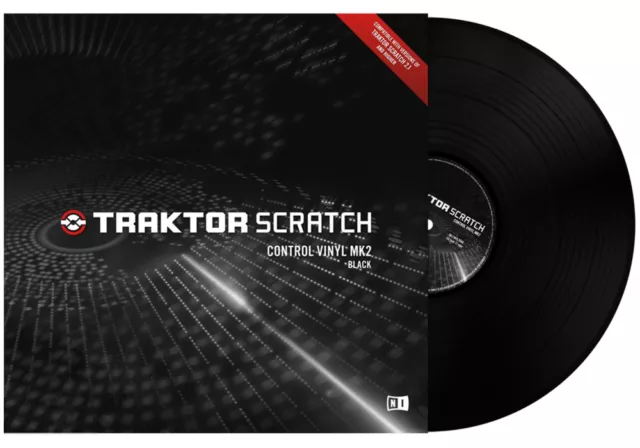 Native Instruments Traktor Scratch Control Vinyl Black MKII Vinile Time Code Ner