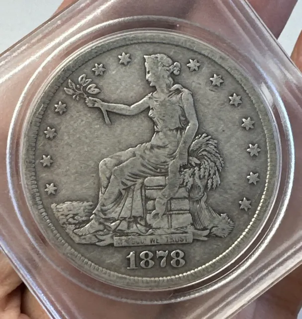 1878S Trade Dollar VF 90% Silver