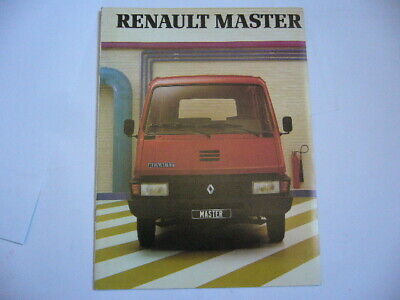 Catalogue brochure publicite prospectus RENAULT MASTER 1983