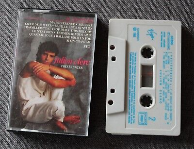 lot 2 cassettes K7 audio tape-Julien CLERC-olympia ce n'est rien-envoi gratuit 