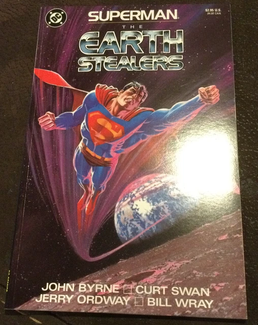 SUPERMAN The Earth Stealers DC Comics 1988 One-Shot Byrne Swan Ordway Comic Book