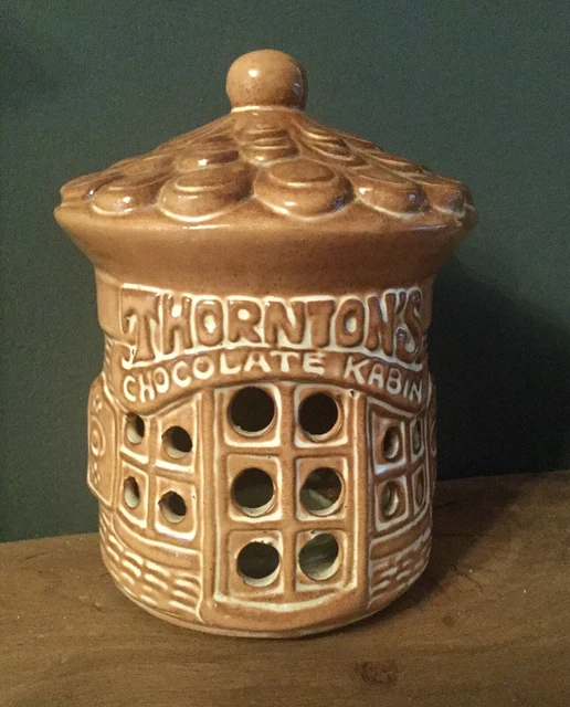 VINTAGE RETRO THORNTON’S Ceramic Chocolate Kabin Money Box Excellent