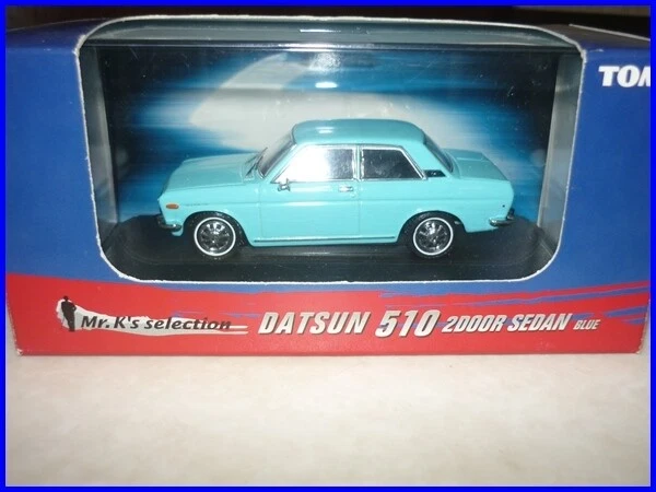 EBBRO 1/43 Tomica Made By Nissan Datsun 510 Door Sedan Blue Product