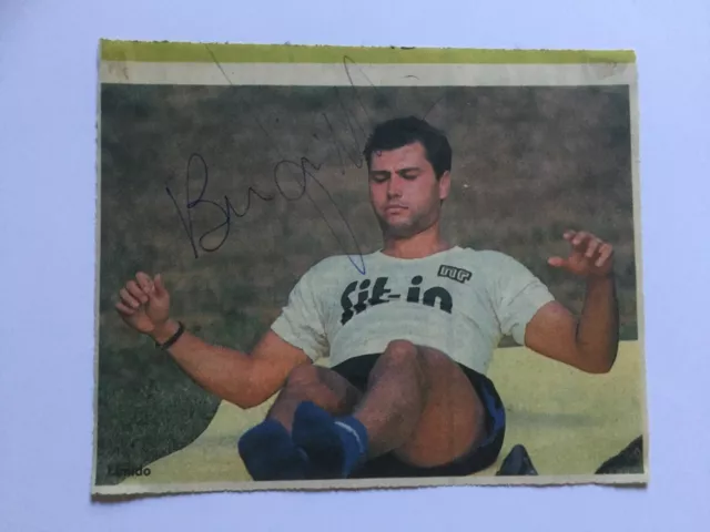 Autografo originale BRUNO LIMIDO-Atalanta Bergamo 85/86-Ex-FC Bologna-IN PERSON