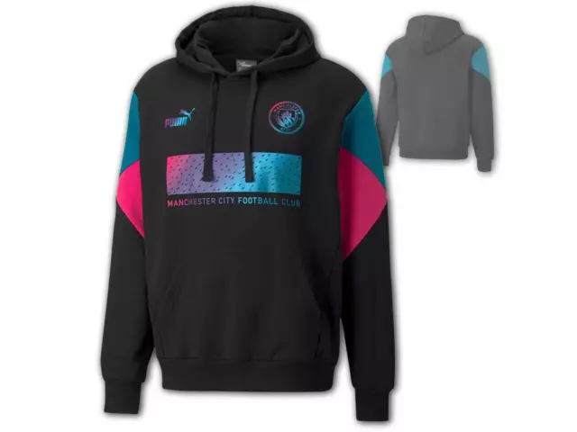Puma Manchester City ftblCulture Hoody schwarz ManCity Kapuzensweatshirt S-3XL