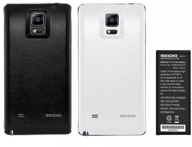 Seidio Innocell Extended Battery 6440mAh&Door For Samsung Galaxy Note 4 IV N910