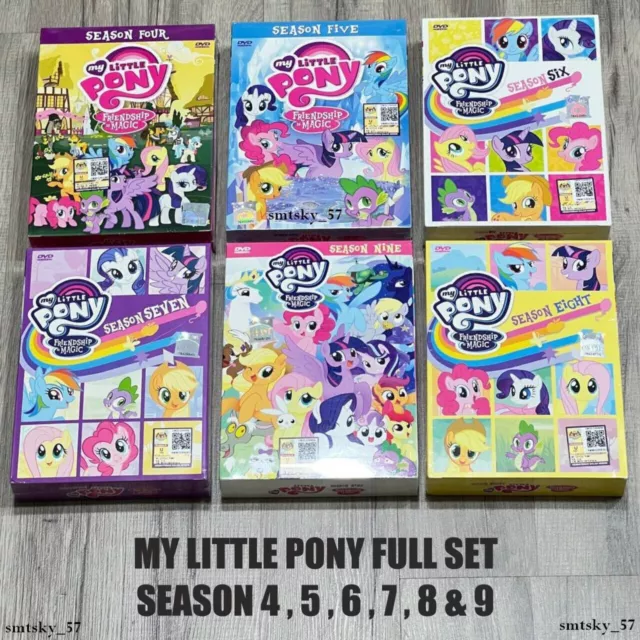 My Little Pony: La Magia de la Amistad Temporada 4,5,6,7,8,9 DVD ~ Todas...