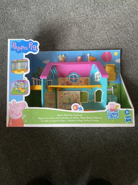 Peppa Pig Peppa's Club Peppa's Kids-Only Clubhouse Preschool Toy; Sound  Effects; 2 Figures, 7 Accessories; Ages 3 and Up - Peppa Pig