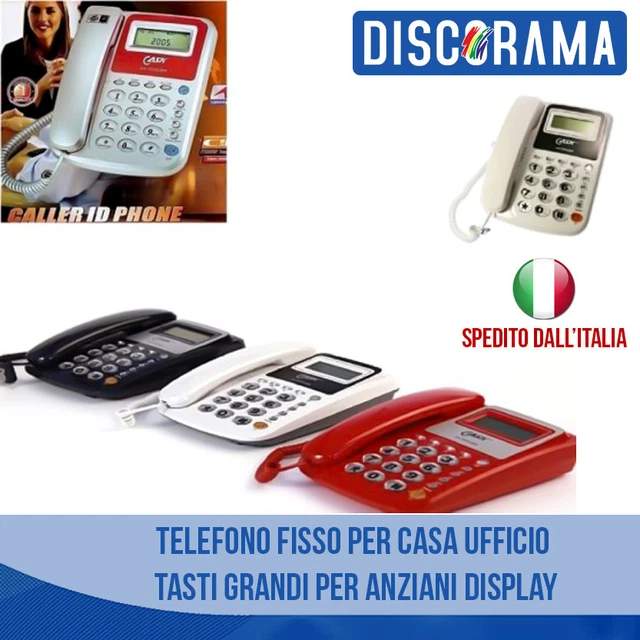 Telefono Fisso Con Tasti Grandi Display Vivavoce - - I - Foto 4