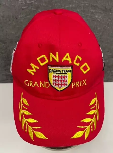 Cappello berretto da baseball MONACO GRAND PRIX F1 Formula 1 ROSSO taglia 58 in perfette condizioni