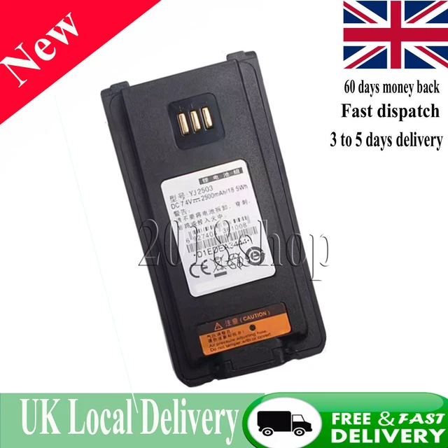 Batterie BL2503 Avec Port USB-C Pour Radio Hytera PD782G PD785G PD786G - Compatible PD780/785/786 - Neuf