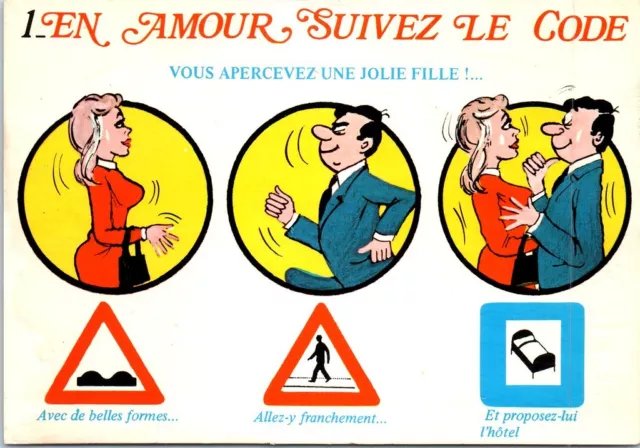 THEMES - HUMOUR GRIVOISERIE carte postale ancienne [REF/48006]