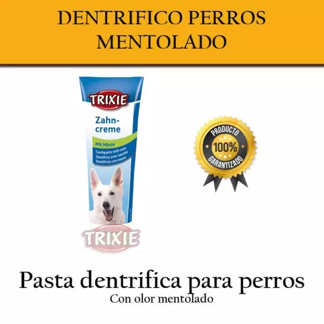 Du Dentifrice Saveur Mentholées Pour Chiens et Chiots Dents Chien