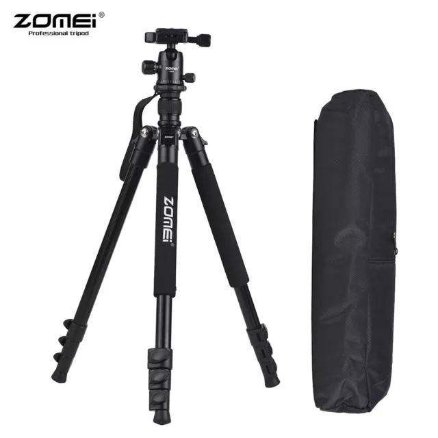 ZOMEI Q555 Travel  Tripod 63inch Lightweight  Alloy+Ball Head W5G5