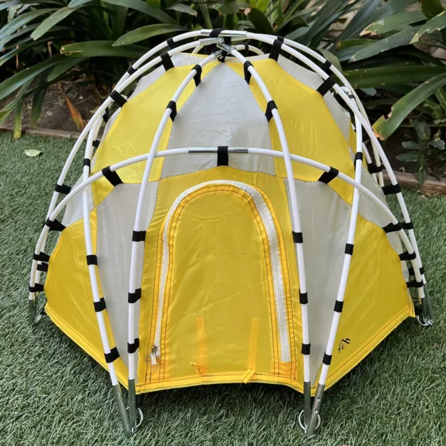 Tiny Tents Basecamp Dome Tent Pet Dog Cat Camping 4-season Outdoor Yellow Small