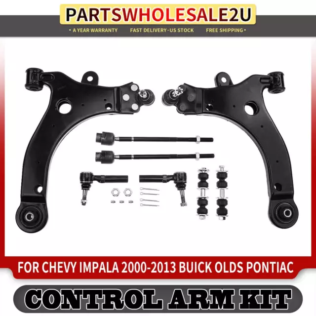 色々な色々なlower Suspension Chevy Impala Monte Carlo Buick Lacrosseフロントコントロールアーム  Tierod Sway Bar Chevy Impala Monte Carlo Buick Lacrosse 駆動系パーツ 