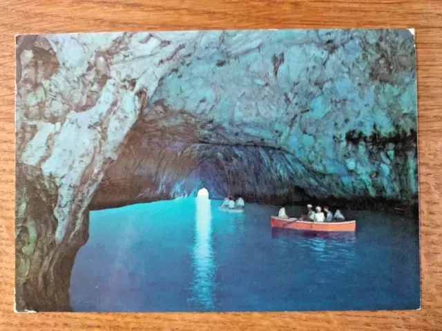 Alte Ansichtskarte Italien, Capri, Himmelblaue Grotte