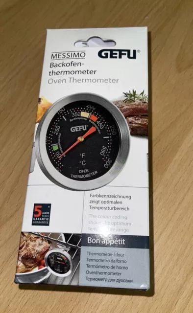 GEFU Messimo Backofen Thermometer neuwertig