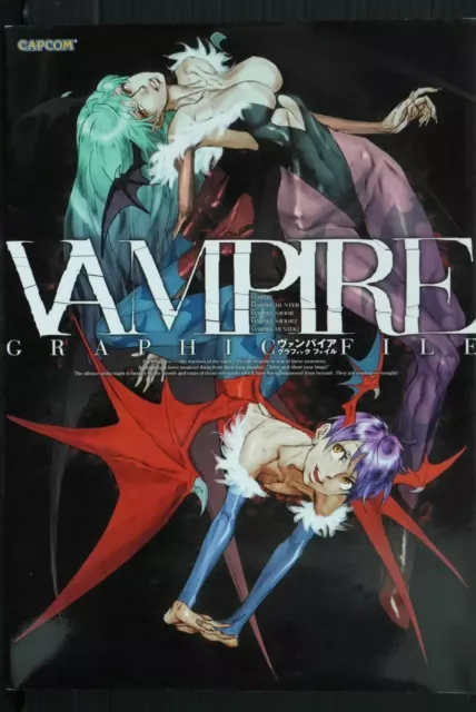 Capcom: Darkstalkers / Vampire Series Art Book 'Vampire Graphic File' - JAPAN