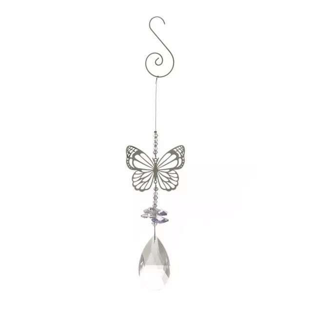 Memorial Crystal Hanger Decoration Ornament - Butterfly