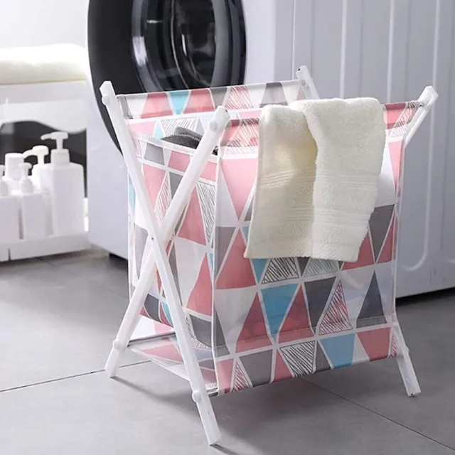 Laundry Bag With Stand ,Foldable Laundry Removable Lining Cloth Bag