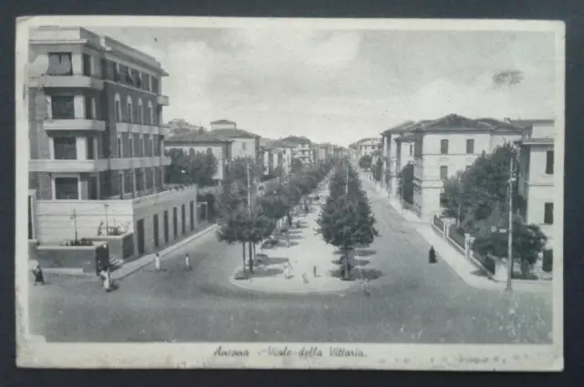 Cartolina - Ancona -  Viaggiata 1941 - Formato Piccolo - Bianco E Nero