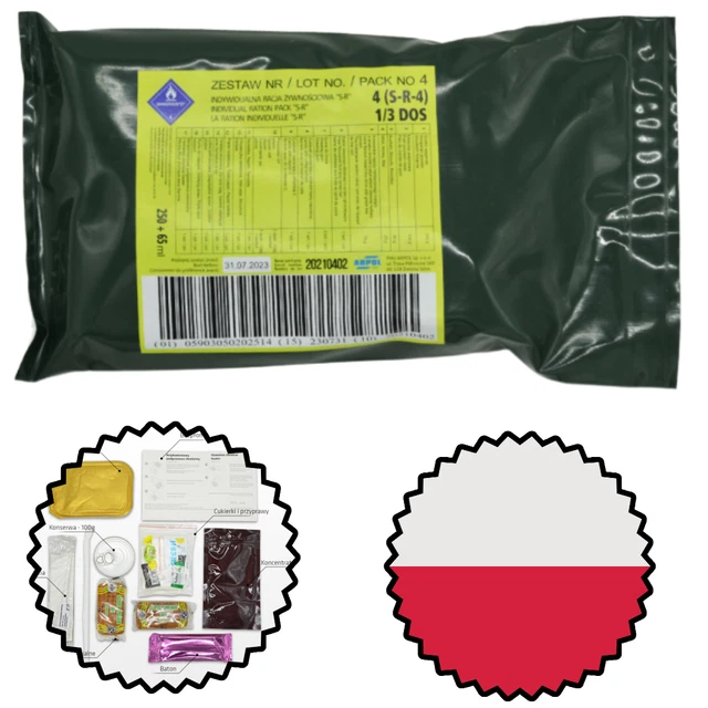 POLISH RATION CUSTOM Mre Army Food Army Notration