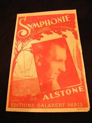 Symphonie Alstone Tabet Bernstein Salabert París Francia De Partituras 