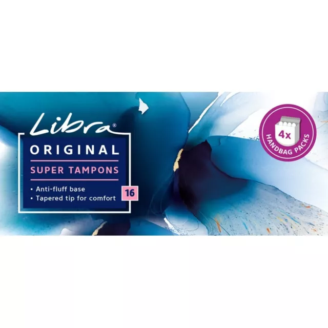 Libra Pocket Pack Super 16S Purse 16 Tampons 4X4