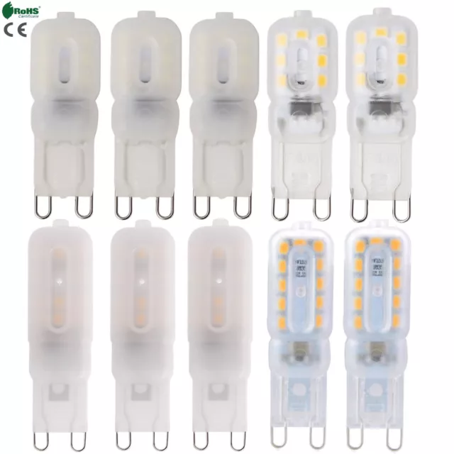 Dimmable G9 3W 5W LED Silicone Crystal Light Corn Bulb 2835 SMD 110V 220V Lamp