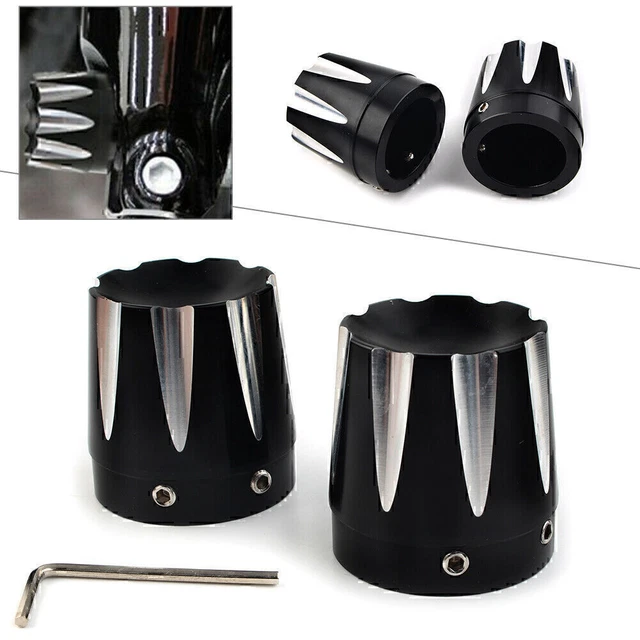 Repose-pieds Réglables 360° Pour Harley - Aluminium CNC, Dents Amovibles | Compatible Dyna, Fatboy, Street Bob, Sportster, Etc. - Noir - 4