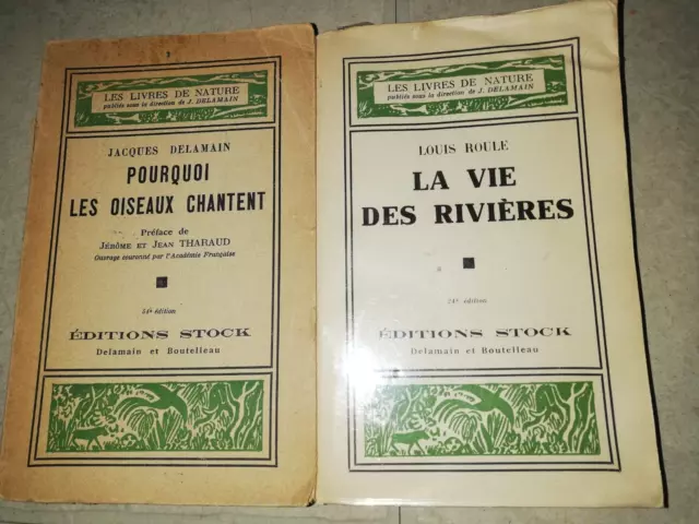 Les Livres De La Nature-Pourquoi Les Oiseaux Chantent/La Vie Des Rivieres.stock