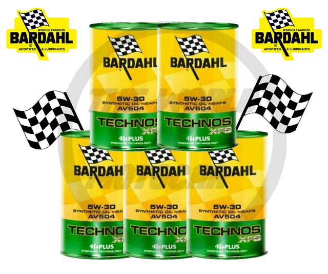 Bardahl Technos XFS 5W30 Motoröl – 2x 1 Liter, Mid SAPS, Für BMW LL-04 & MB 229.51