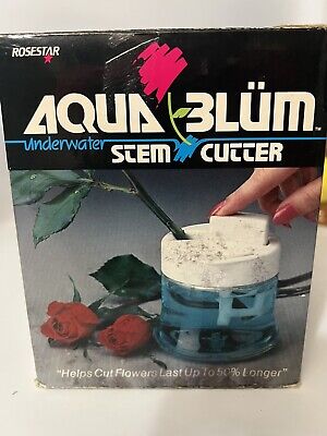 Blum Aqua-Blum Underwater Stem Cutter w/ Glass Decanter Instructions and Box 