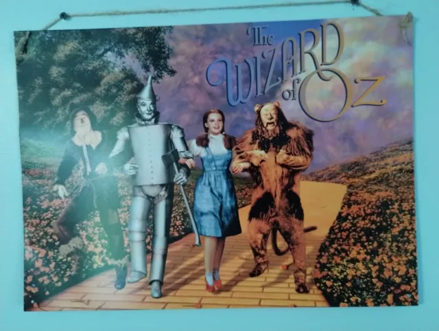 Wizard Of Oz Metal Sign Yellow Brick Road