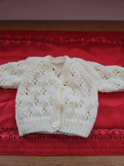 hand knitted baby cardigans