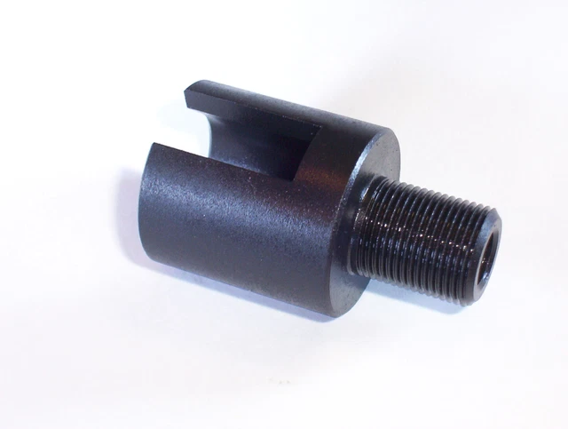 thumbnail image 2 of Aluminum Muzzle Brake Adapter For Ruger 10/22 – 1/2x28 TPI Thread, Includes 3 Lock Nuts (USA Made) 2 of 5