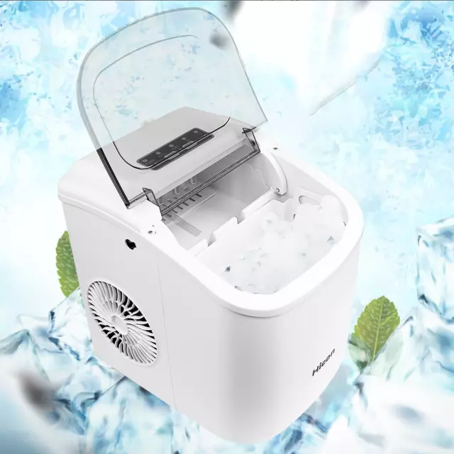 Eiswürfelbereiter Eiswürfelmaschine Icemaker Eismaschine Eiswürfel 1,5L 15kg