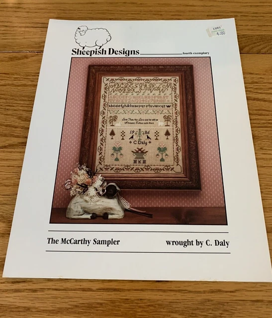 Sheepish Designs The McCarthy Sampler 4th Exemplary Cross Stitch Chart Only