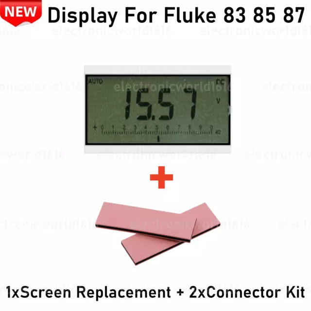 Per Fluke 83 85 87 multimetri digitali portatili TRMS sostituzione schermo LCD